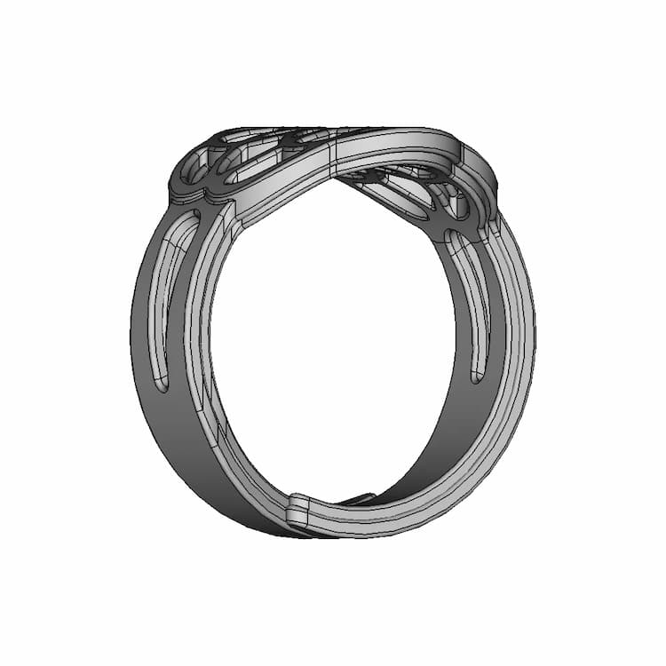 Ladies Ring | High-Quality CAD Model
