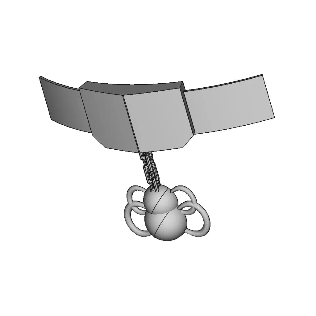 Paresu / Valese Dragonball Cosplay Choker Charm - Standard Mechanical Component_60_30_degree_snapshot