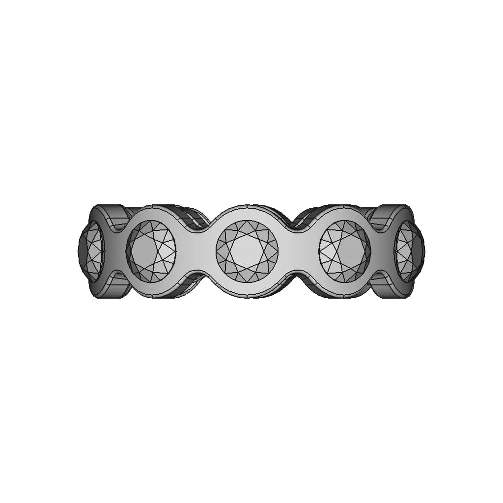 Ring 10 Diamants | 3D Engineering Design File_270_0_degree_snapshot