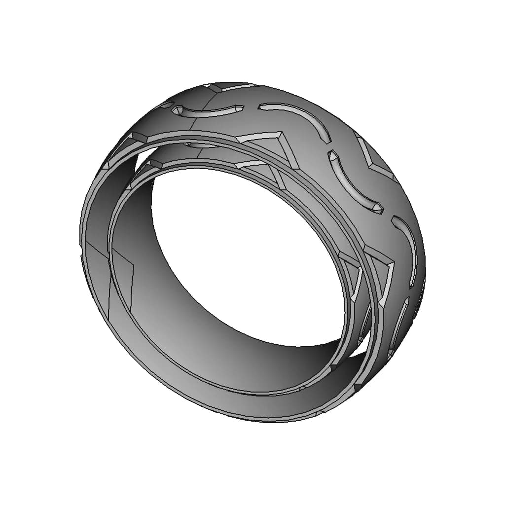 Silver Ring - Standard Mechanical Component_60_30_degree_snapshot