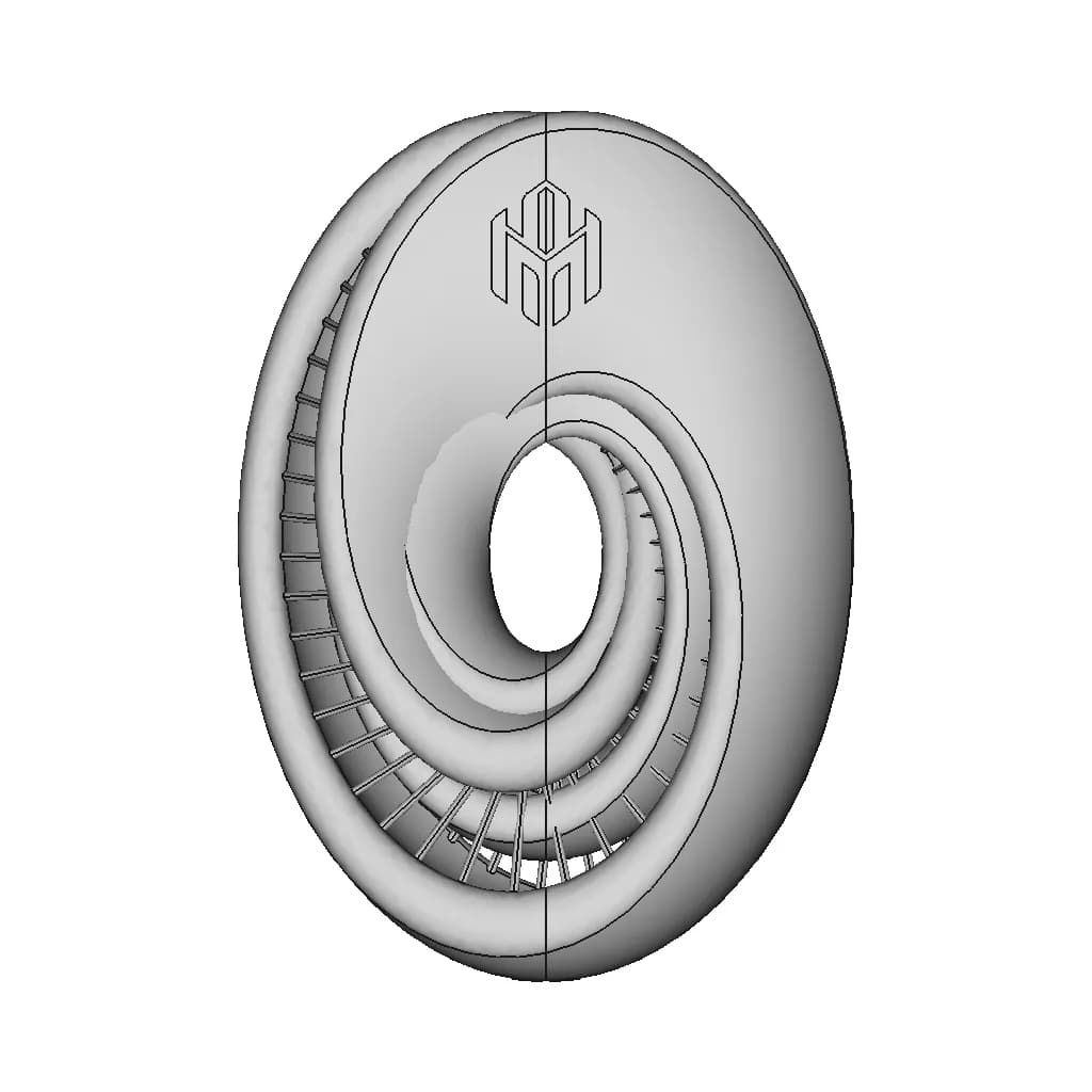 Mobius Pendant - Standard Mechanical Component_0_0_degree_snapshot