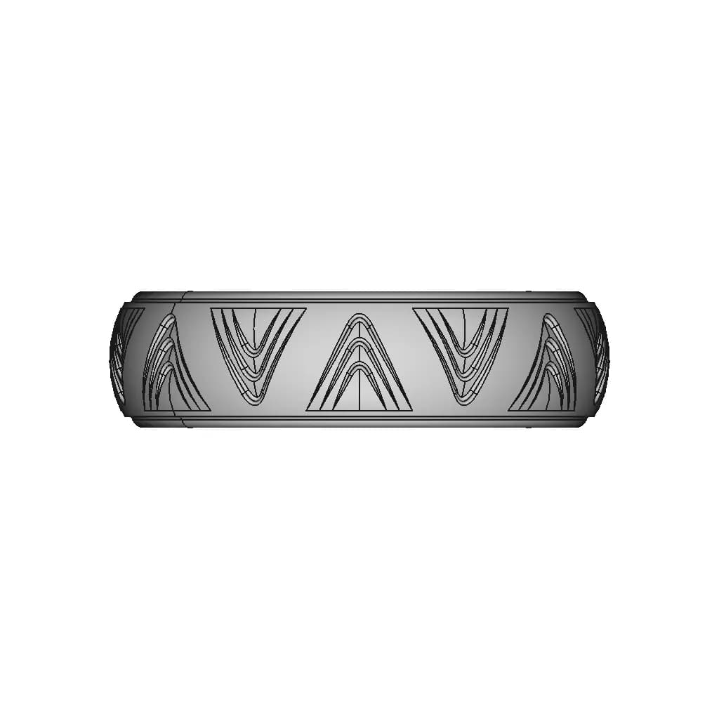 V Ring | 3D Engineering Design File_0_0_degree_snapshot