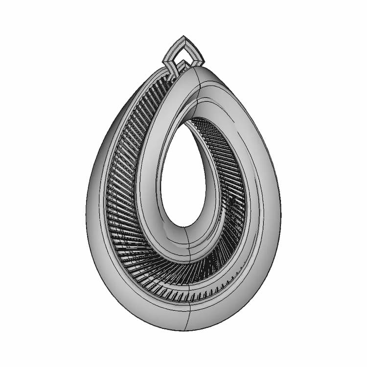 Mobius Earrings - Standard Mechanical Component
