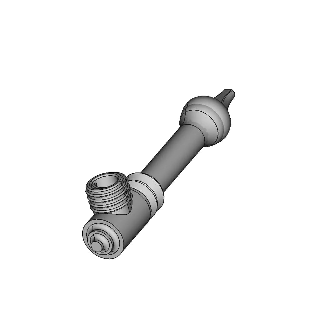 Smoking Pipe - Downloadable CAD Representation_60_30_degree_snapshot