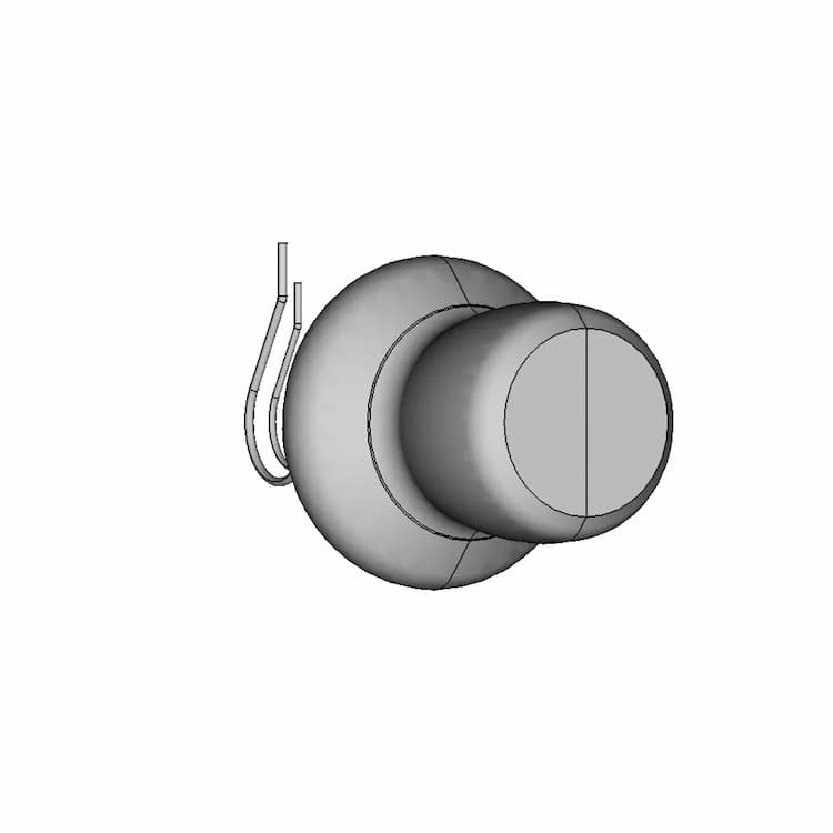 Mushroom Earrings - Standard Mechanical Component
