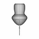 Mushroom Earrings - Standard Mechanical Component_270_0_degree_snapshot