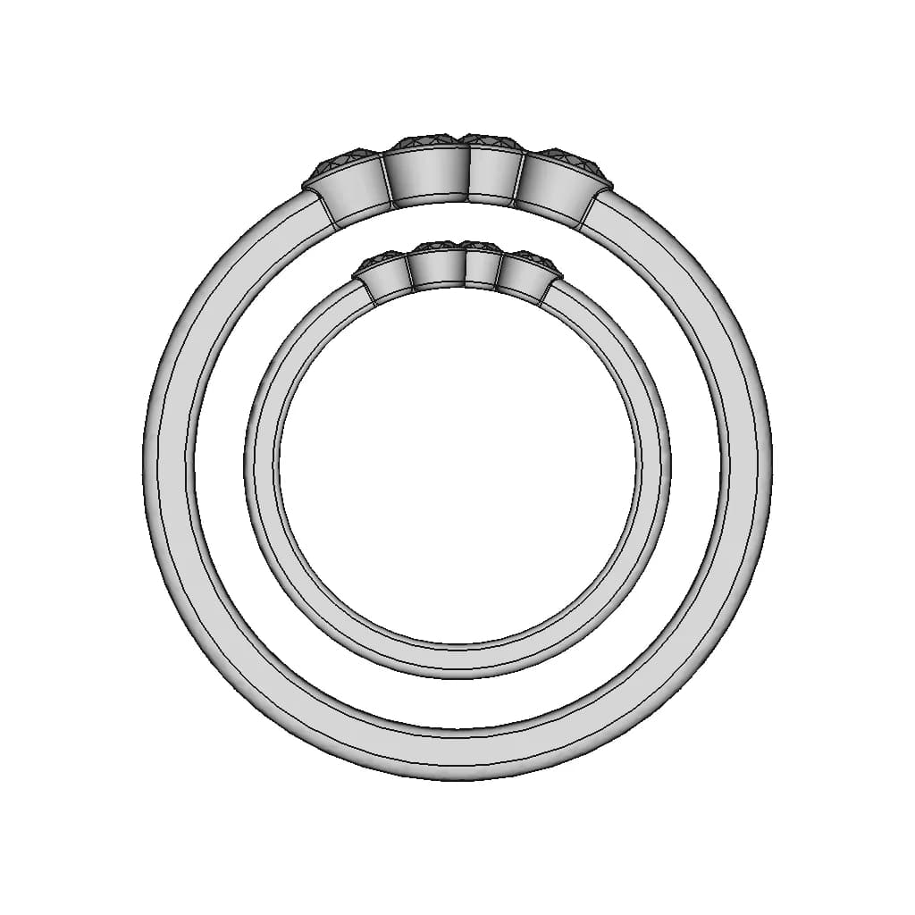 Ladies Ring - Downloadable CAD Representation_0_0_degree_snapshot