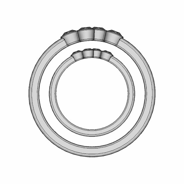 Ladies Ring - Downloadable CAD Representation