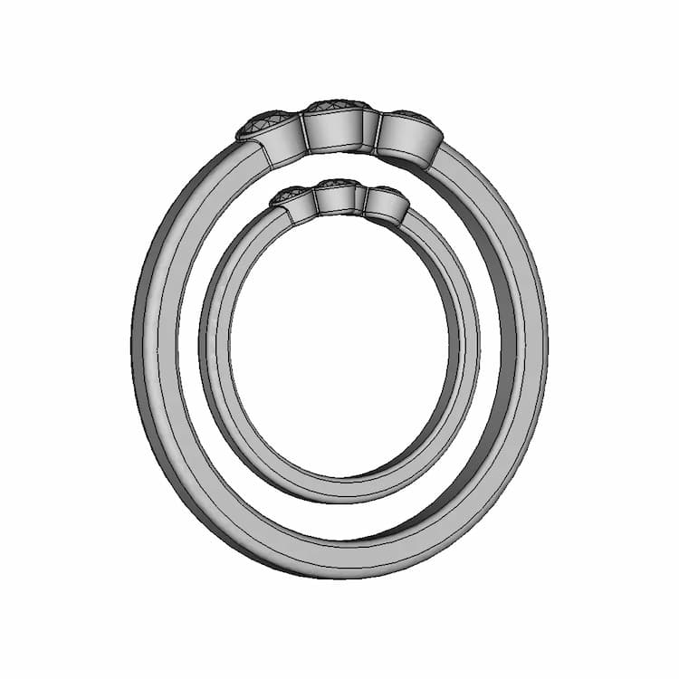 Ladies Ring - Downloadable CAD Representation