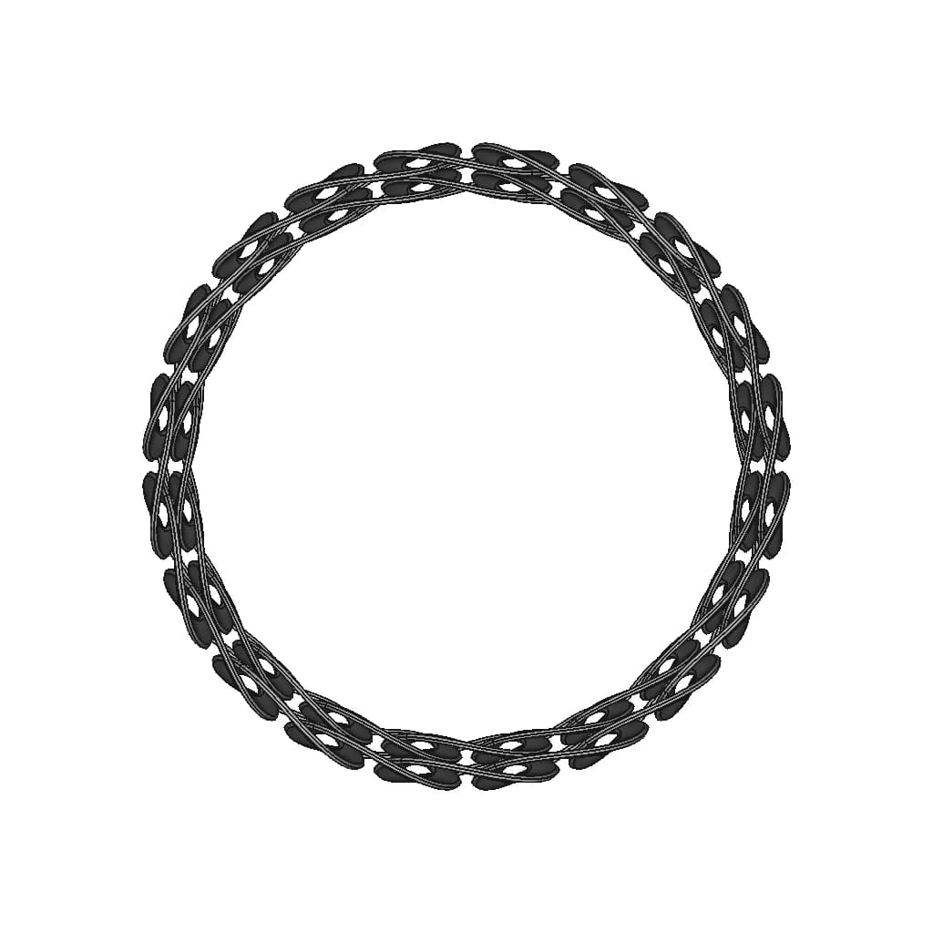 Creo Parametric: Bracelet - Standard Mechanical Component_270_0_degree_snapshot
