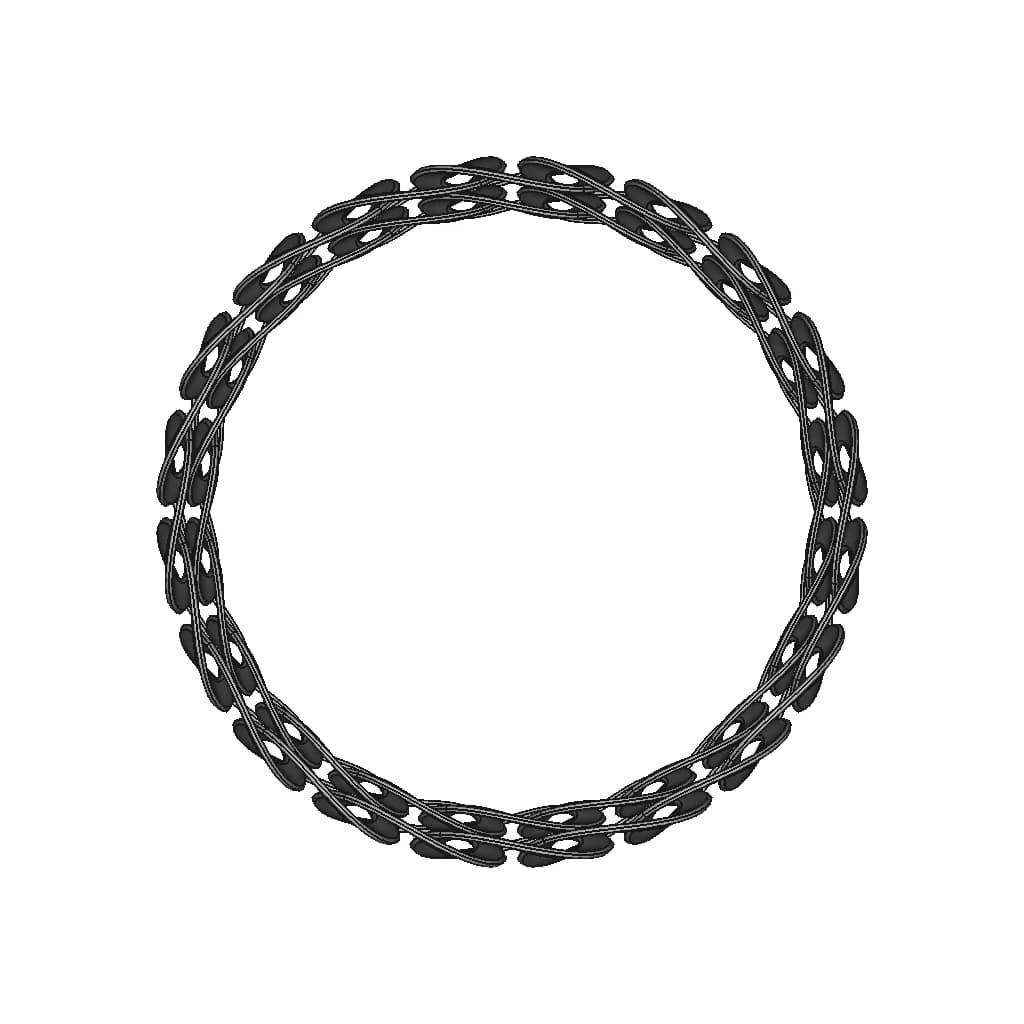 Creo Parametric: Bracelet - Standard Mechanical Component_90_0_degree_snapshot