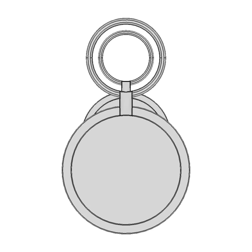 Futuristic Key Ring - Standard Mechanical Component_0_0_degree_snapshot