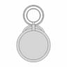 Futuristic Key Ring - Standard Mechanical Component_0_0_degree_snapshot