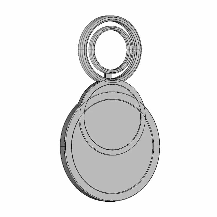 Futuristic Key Ring - Standard Mechanical Component