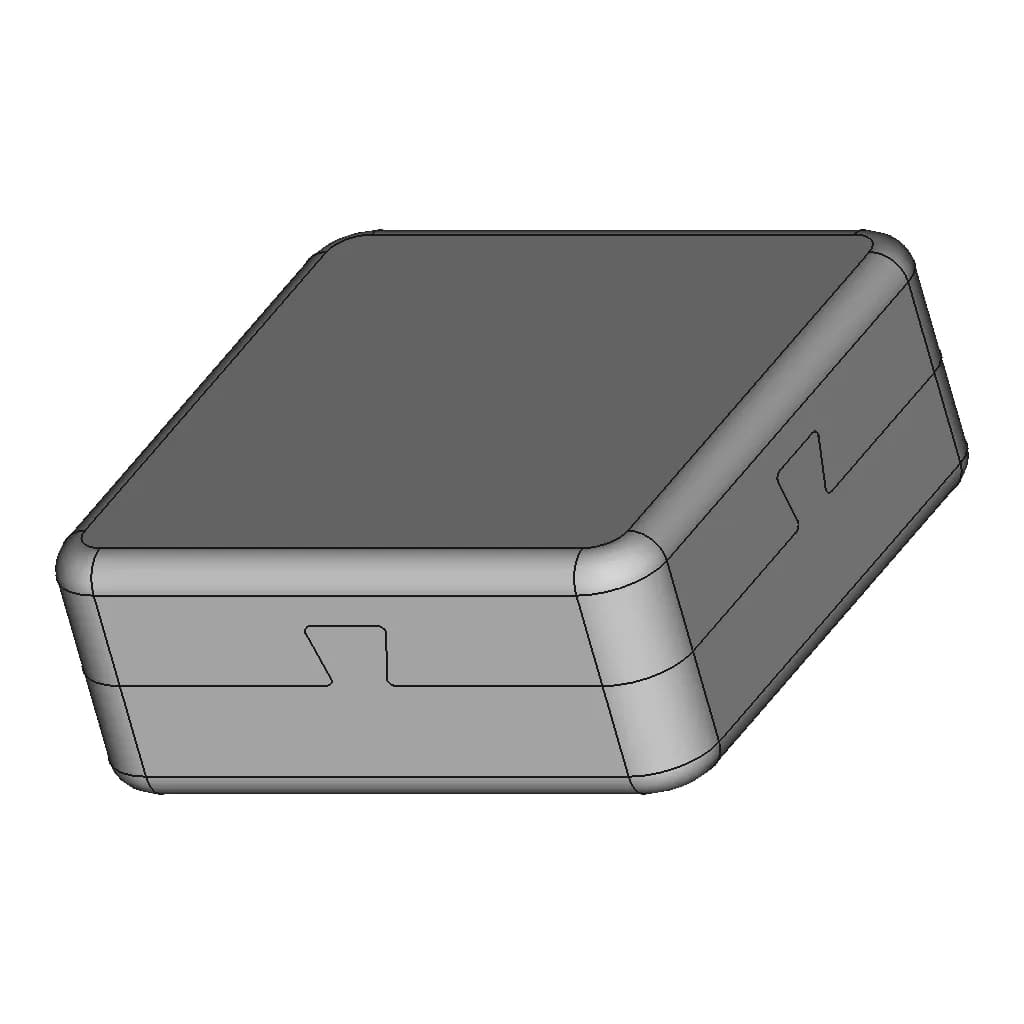 #68 Impossible Dove Tail Box | Fusion 360 | Pistacchio Graphic | High-Quality CAD Model_60_30_degree_snapshot