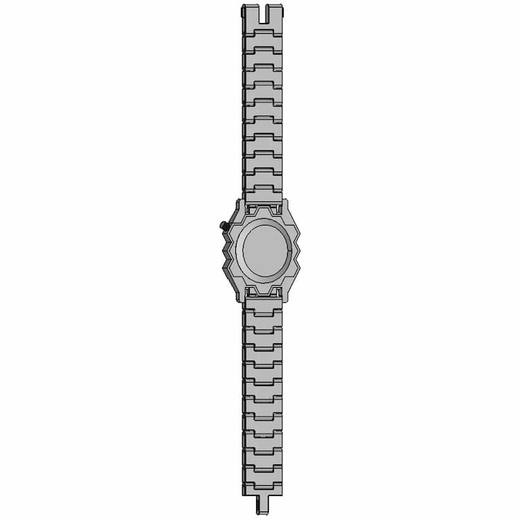 Hexagon Watch | High-Quality CAD Model