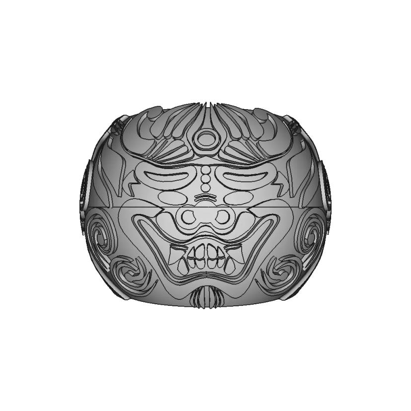 Foo Lion Ring | 3D Engineering Design File