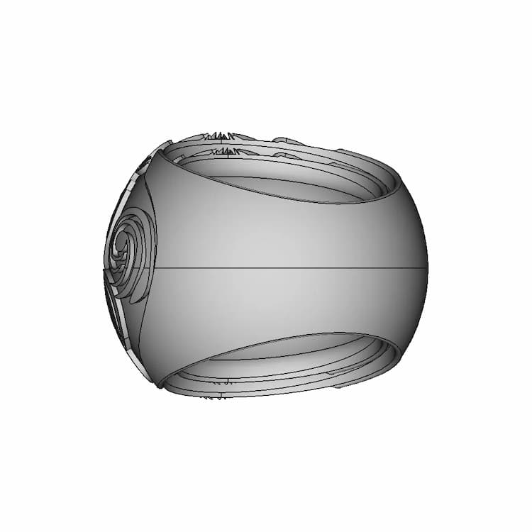 Foo Lion Ring | 3D Engineering Design File
