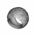 Foo Lion Ring | 3D Engineering Design File_60_30_degree_snapshot
