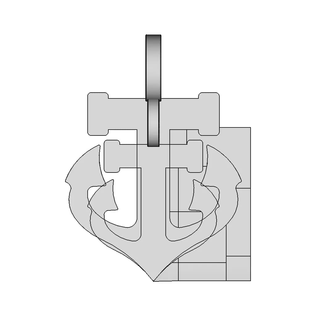 Anchor Pendant - Downloadable CAD Representation_0_0_degree_snapshot