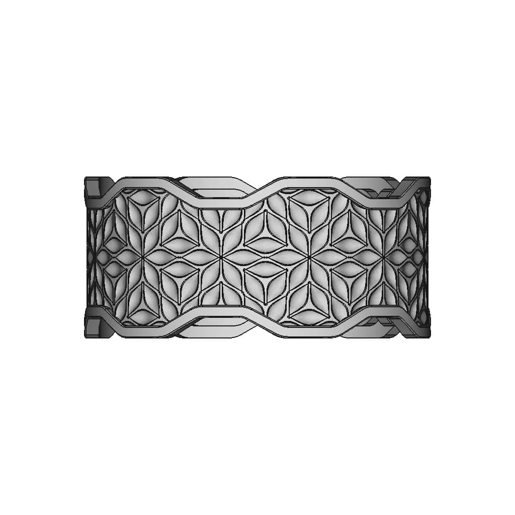 Pattern On Ring | 3D Engineering Design File_90_0_degree_snapshot