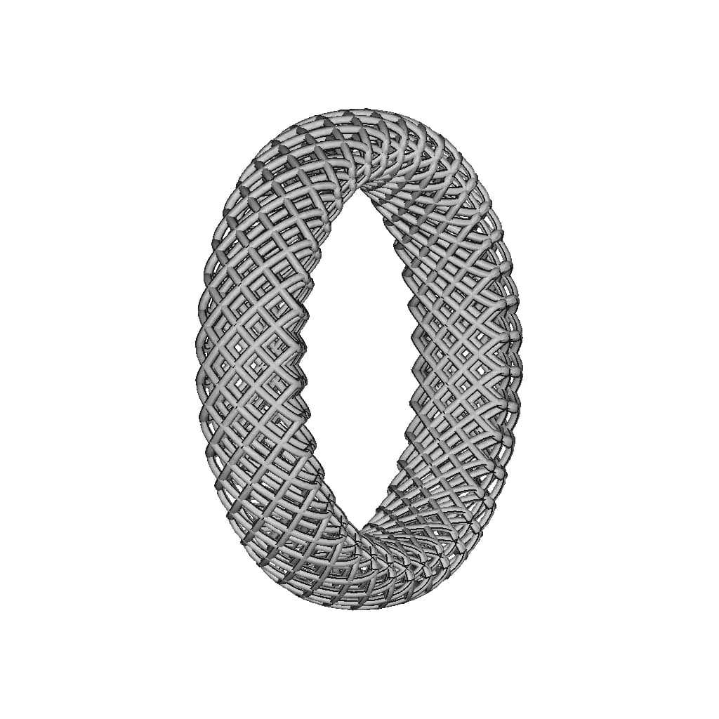 Solidworks: Bracelet (2) | High-Quality CAD Model_60_30_degree_snapshot