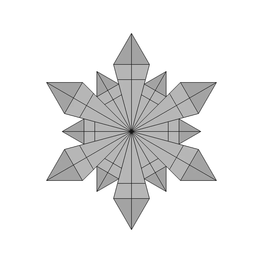 Crystal Star | High-Quality CAD Model_0_0_degree_snapshot