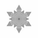 Crystal Star | High-Quality CAD Model_0_0_degree_snapshot