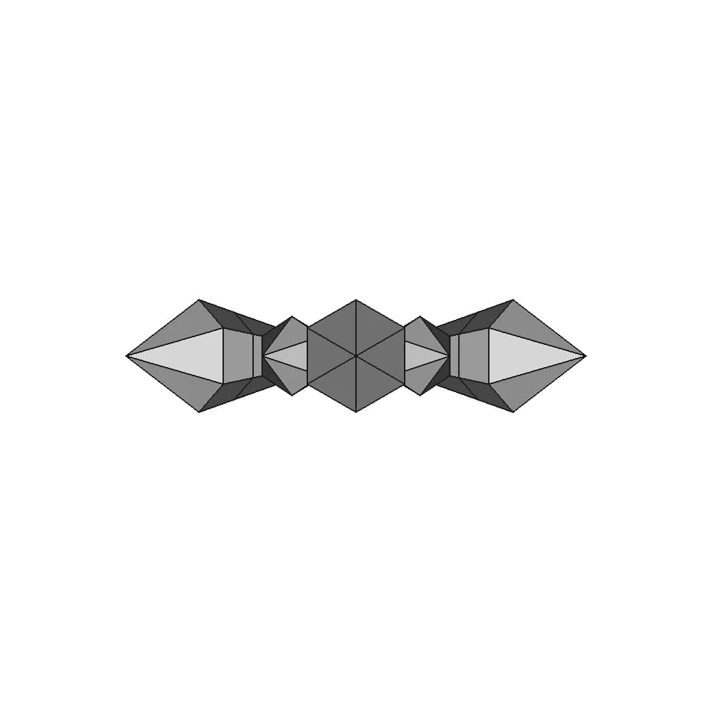 Crystal Star | High-Quality CAD Model_90_0_degree_snapshot