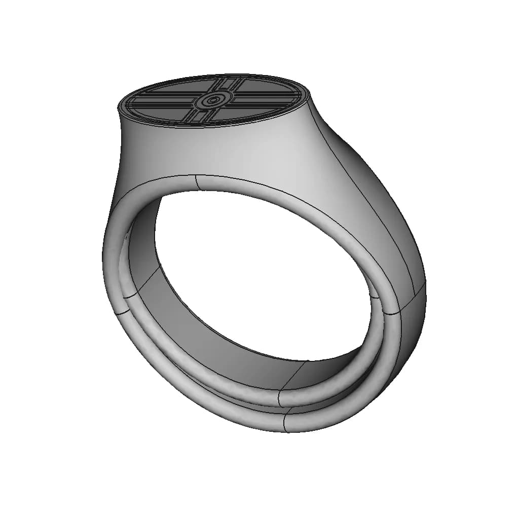 Zia Ring | High-Quality CAD Model_60_30_degree_snapshot