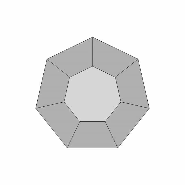#19 Diamond 7 Sides | Fusion 360 | Pistacchio Graphic - Standard Mechanical Component
