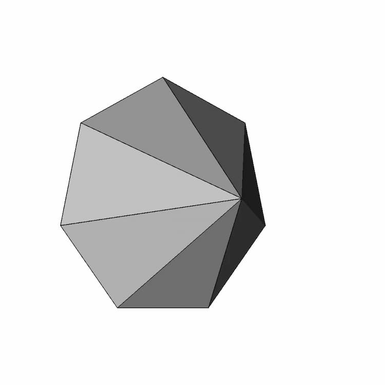 #19 Diamond 7 Sides | Fusion 360 | Pistacchio Graphic - Standard Mechanical Component