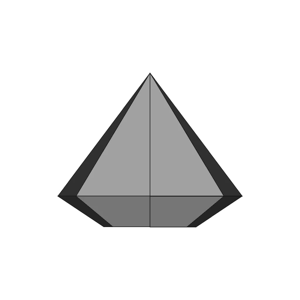 #19 Diamond 7 Sides | Fusion 360 | Pistacchio Graphic - Standard Mechanical Component_270_0_degree_snapshot