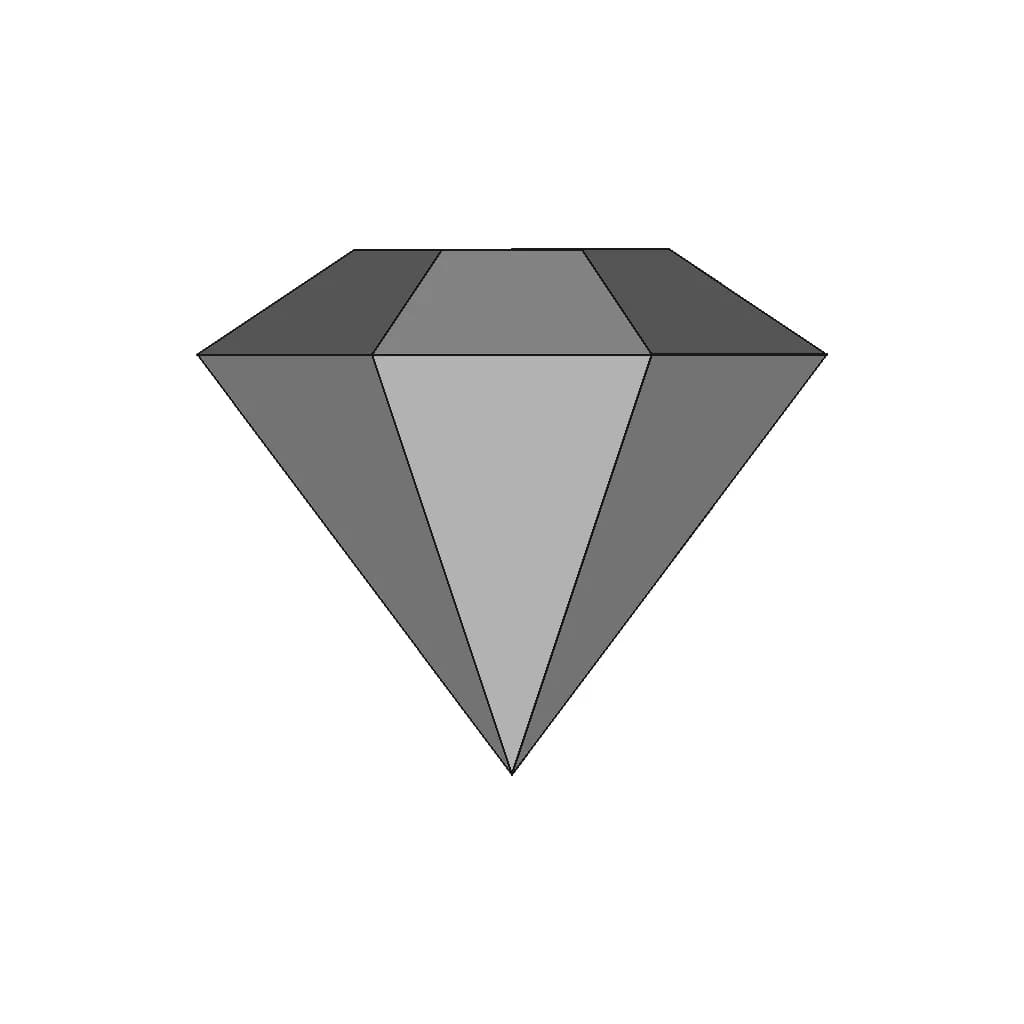 #19 Diamond 7 Sides | Fusion 360 | Pistacchio Graphic - Standard Mechanical Component_90_0_degree_snapshot