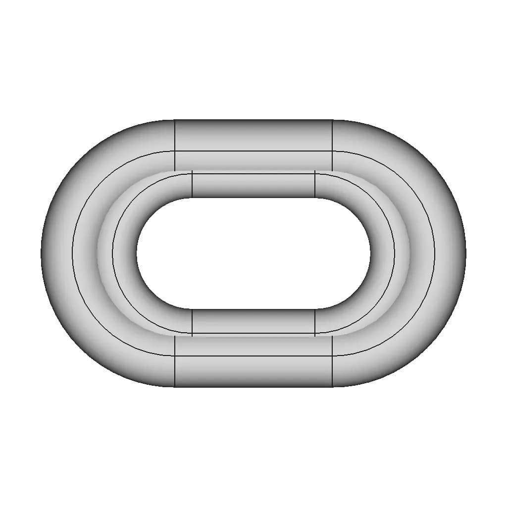 Stainless Steel Ovel Master - Standard Mechanical Component_0_270_degree_snapshot