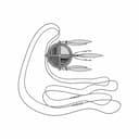 Native American Medicine Wheel: Impressionist Silver Pendant - Standard Mechanical Component_0_0_degree_snapshot