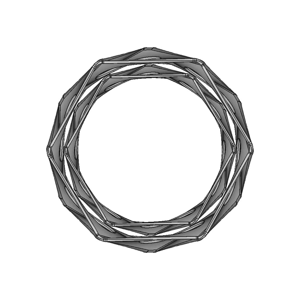 Solidworks: Bracelet (1) | High-Quality CAD Model_270_0_degree_snapshot