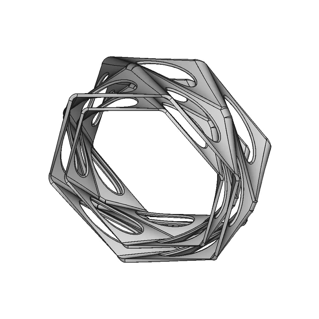 Solidworks: Bracelet (1) | High-Quality CAD Model_60_30_degree_snapshot