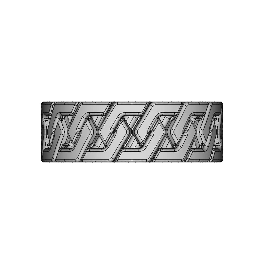 Solidworks: Chain Bracelet (1) - Standard Mechanical Component_0_0_degree_snapshot