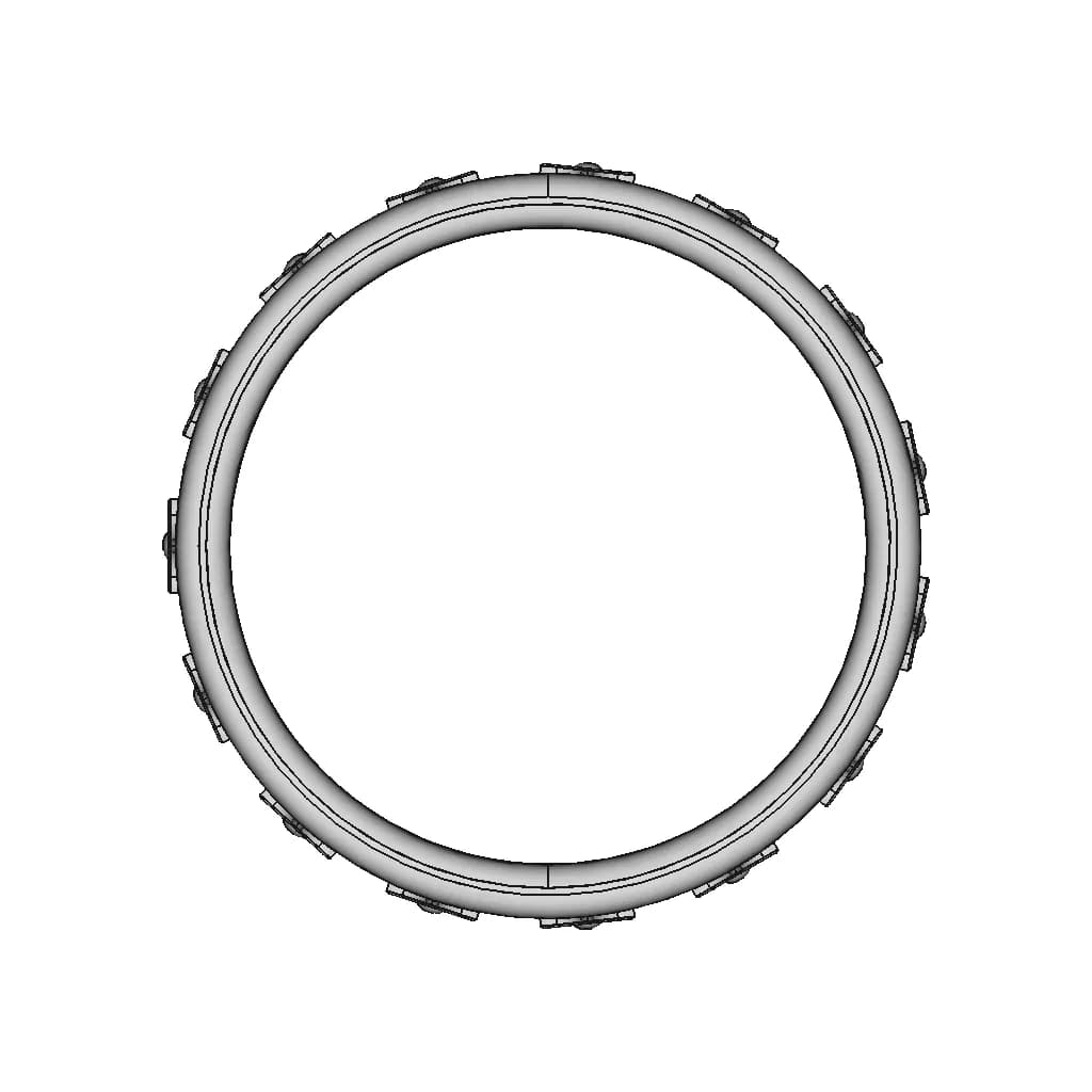 Autodesk Inventor Practice Ring Drawing || Drawing Practice Tutorial Inventor || Inventor Tutorial - Downloadable CAD Representation_270_0_degree_snapshot