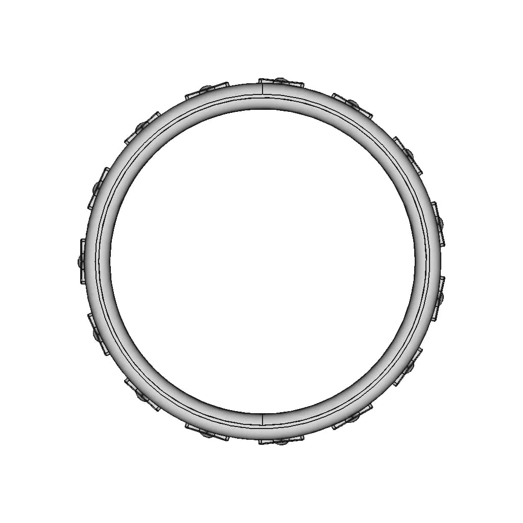 Autodesk Inventor Practice Ring Drawing || Drawing Practice Tutorial Inventor || Inventor Tutorial - Downloadable CAD Representation_90_0_degree_snapshot