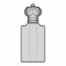 Crown Glass Perfume Bottle - Standard Mechanical Component_0_0_degree_snapshot