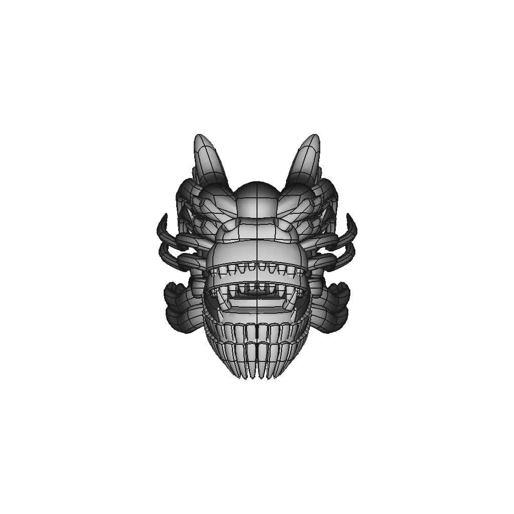 Dragon Head - Standard Mechanical Component_0_90_degree_snapshot