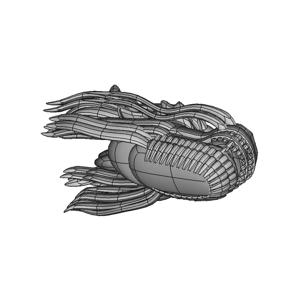 Dragon Head - Standard Mechanical Component_60_30_degree_snapshot