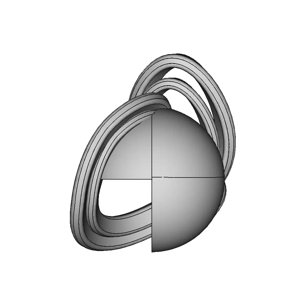 Solidworks: Jewel (3) - Downloadable CAD Representation_0_90_degree_snapshot