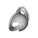 Solidworks: Jewel (3) - Downloadable CAD Representation_0_90_degree_snapshot