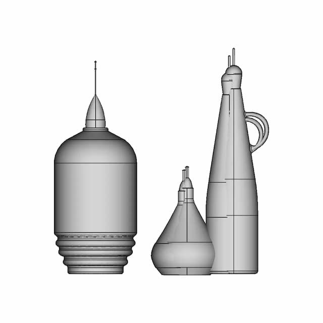 Bottles And Floats | 3D Engineering Design File