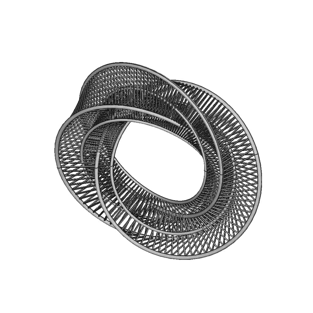 Mobius Bracelet | 3D Engineering Design File_60_30_degree_snapshot