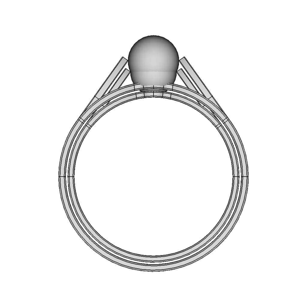 Ladies Ring | 3D Engineering Design File_0_0_degree_snapshot