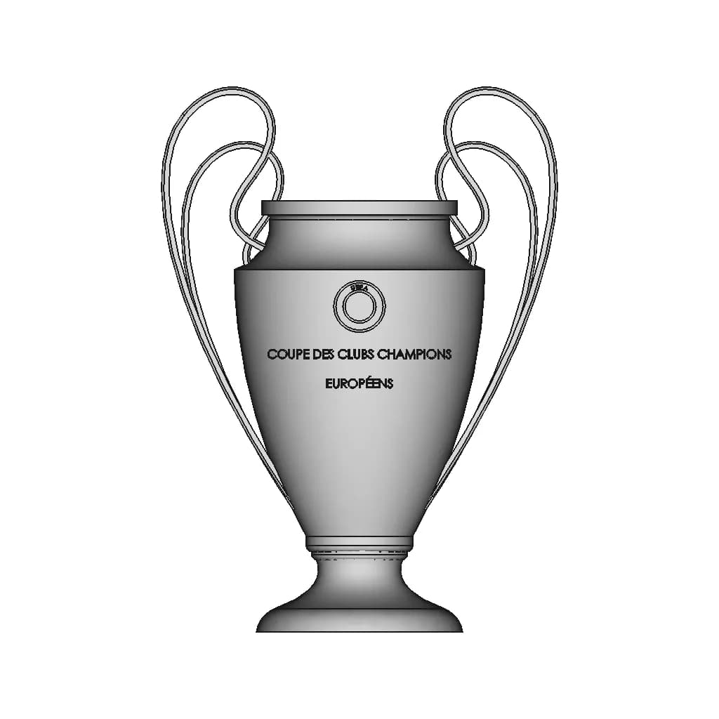 Uefa Cup Champions League | High-Quality CAD Model_0_0_degree_snapshot